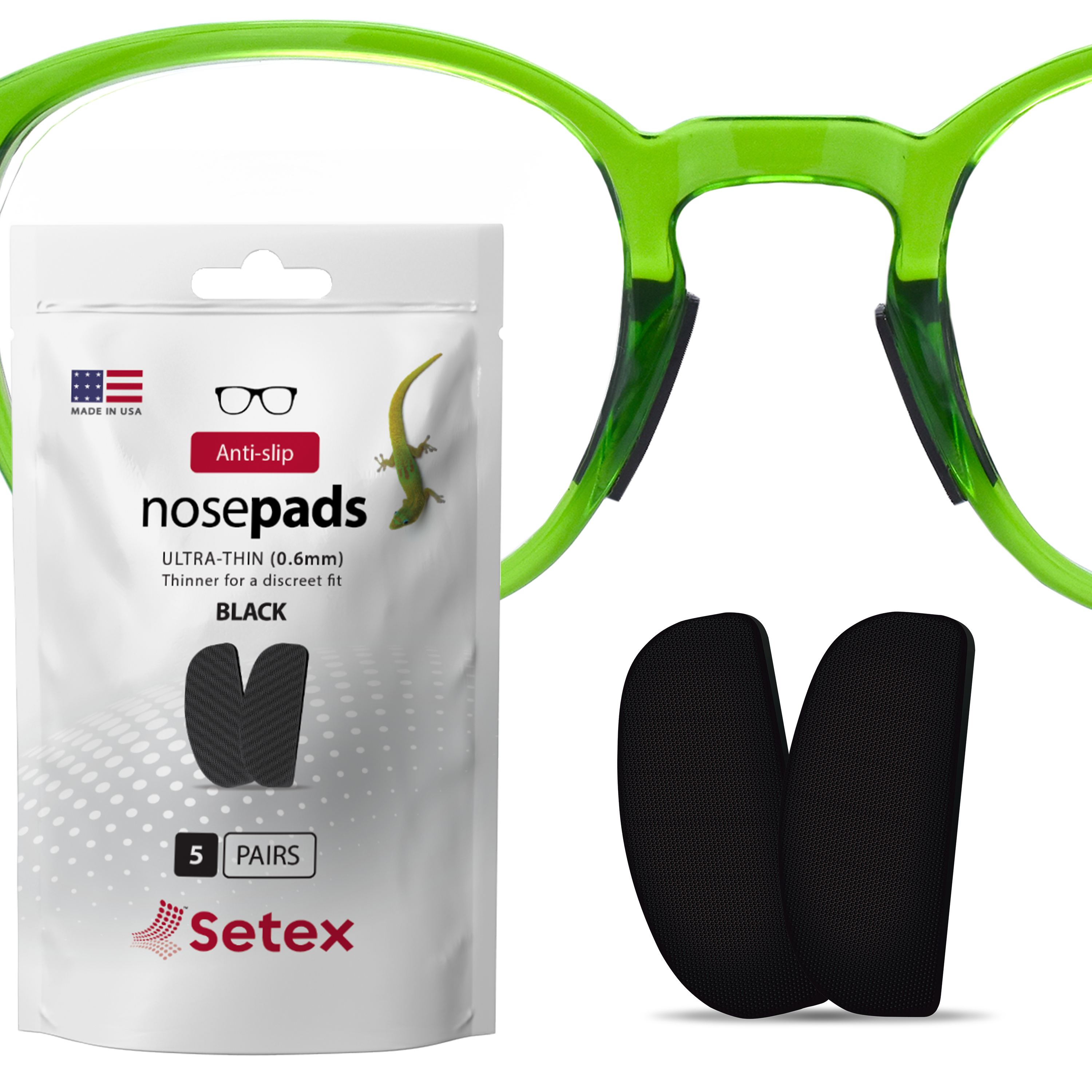 Setex® Eyeglass Nose Pads Anti-Slip Sweat-Proof Official Site