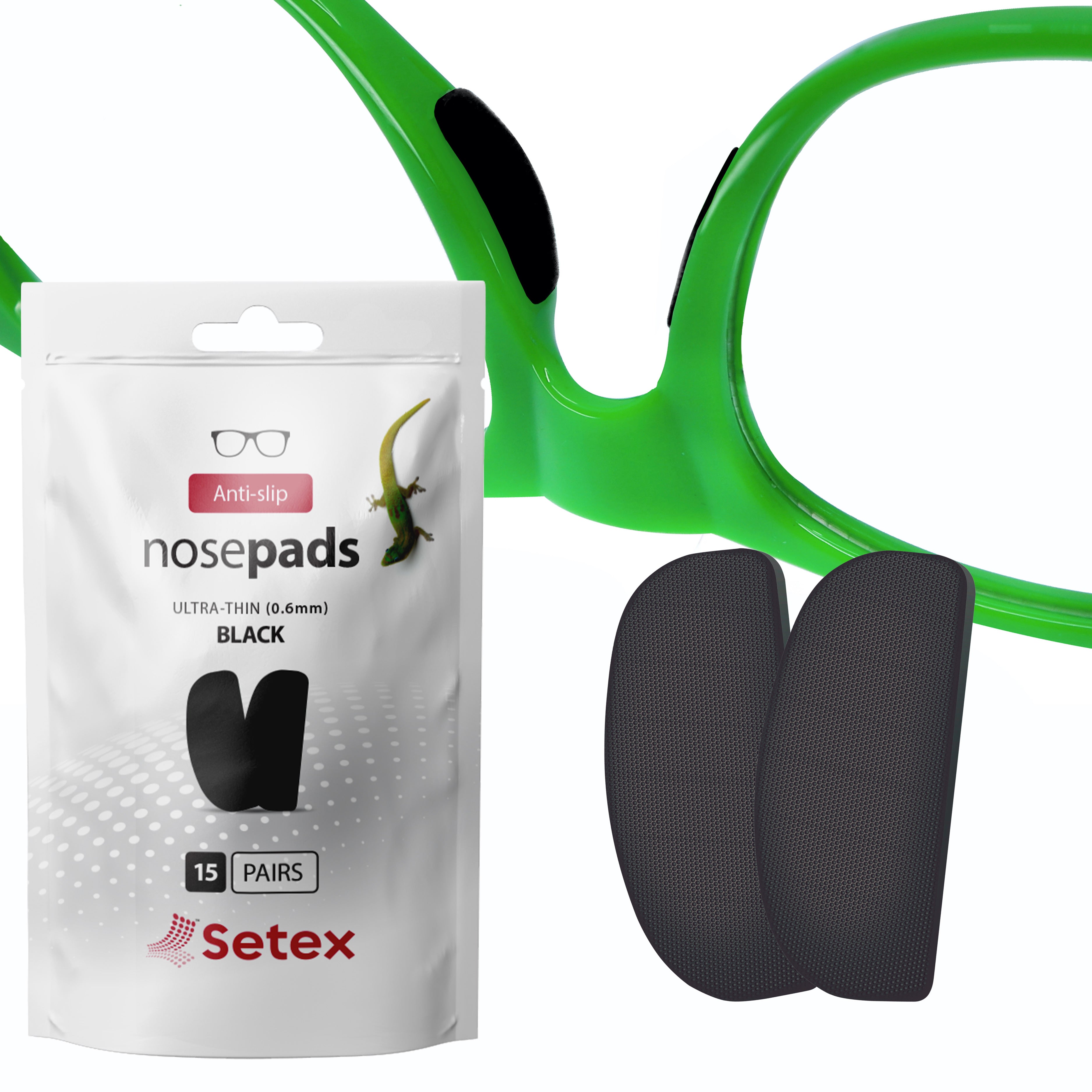 Setex® Eyeglass Nose Pads, Anti-Slip & Sweat-Proof