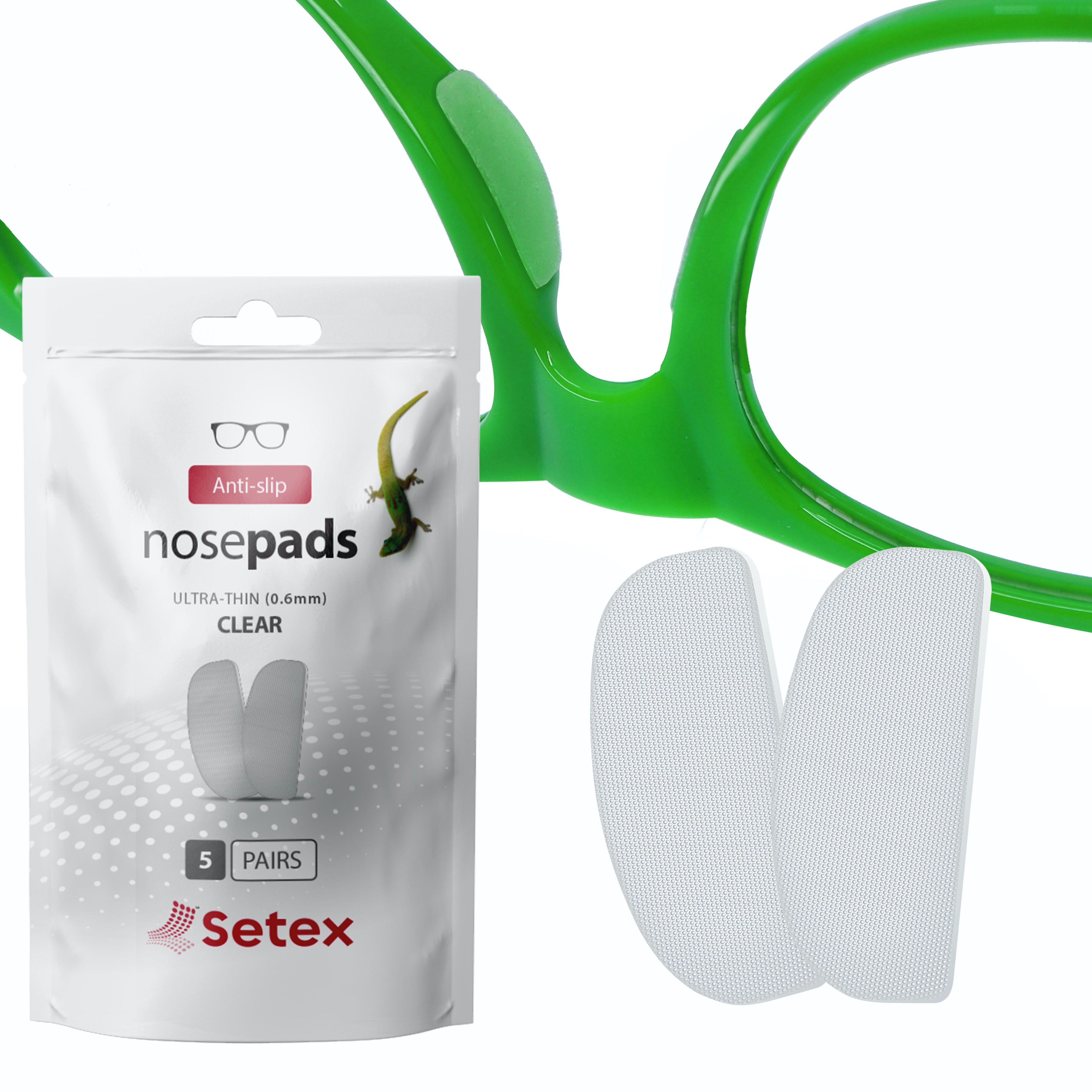 Setex® Eyeglass Nose Pads, Anti-Slip & Sweat-Proof